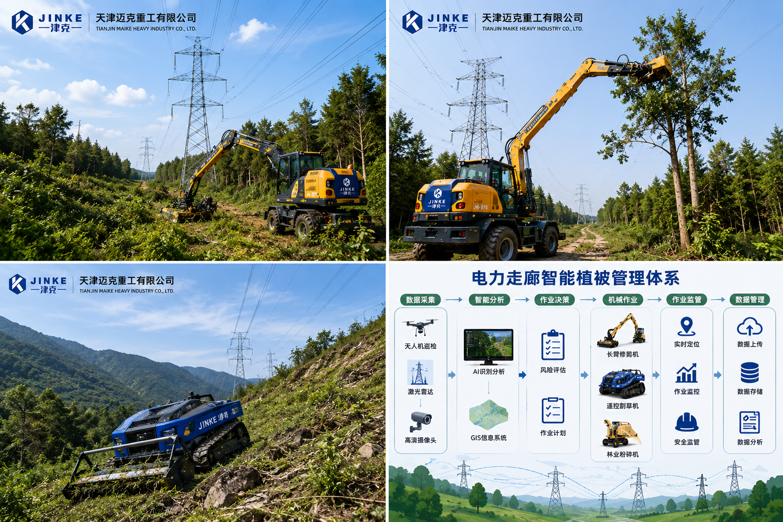 迈克重工津克修剪机电力走廊施工方案