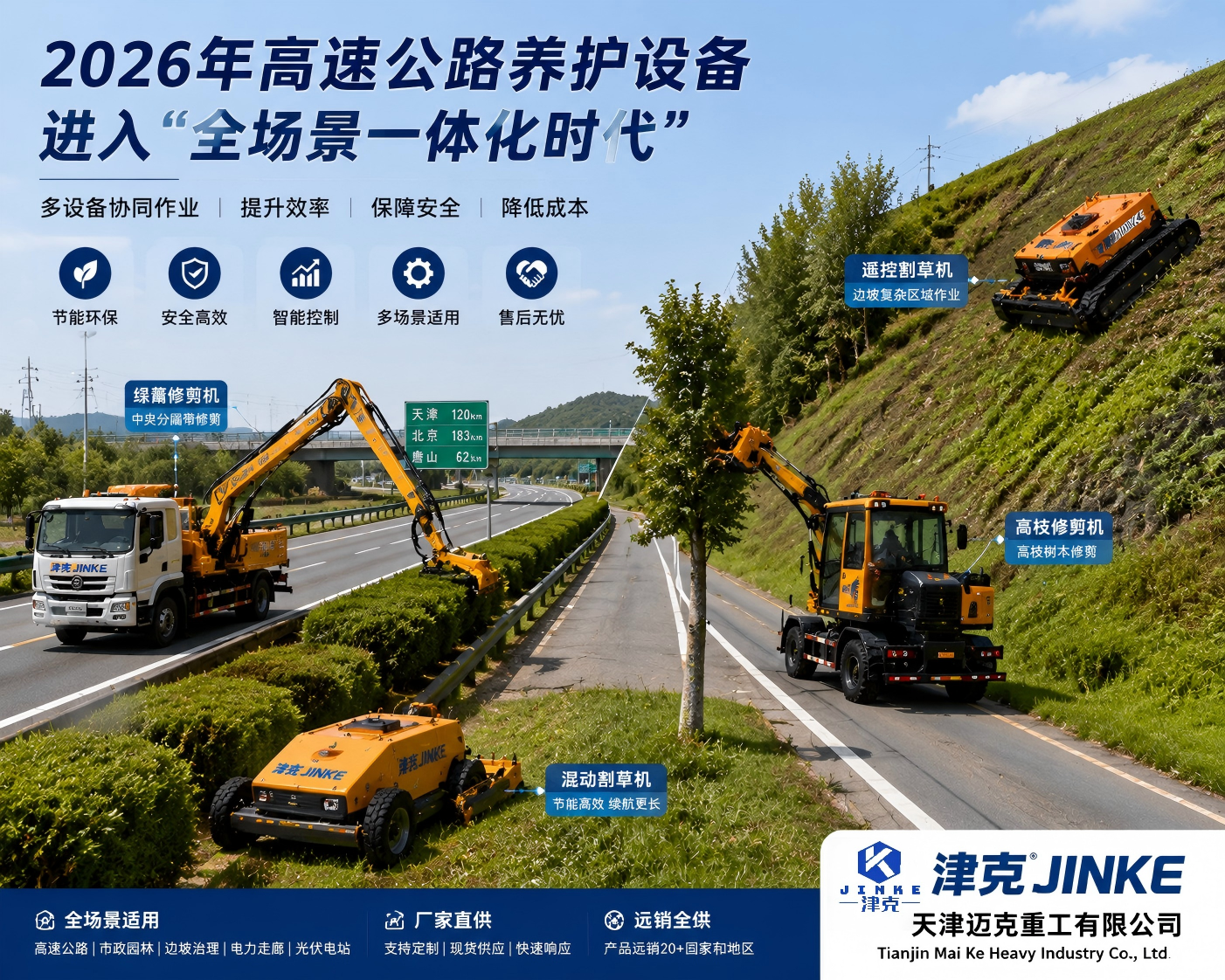 2026津克高速公路养护设备全场景一体化方案