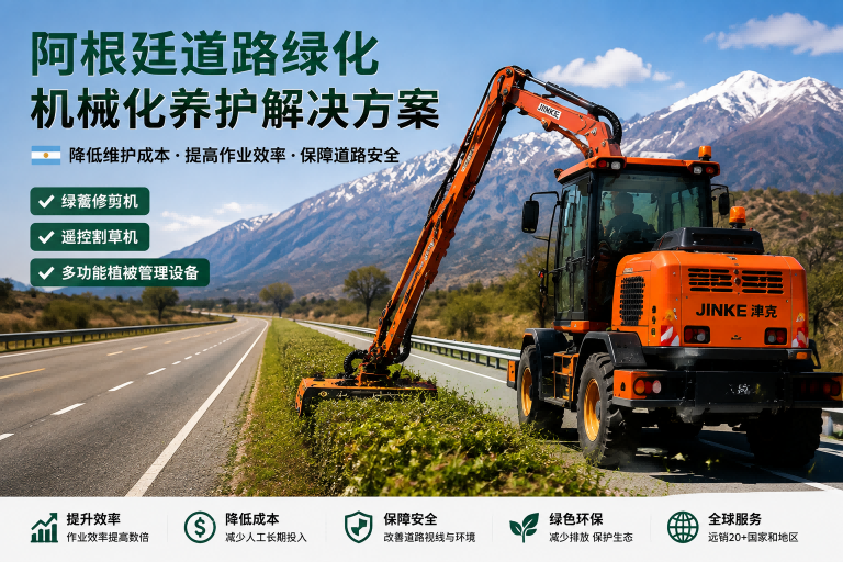 津克关注阿根廷道路绿化机械化养护解决方案