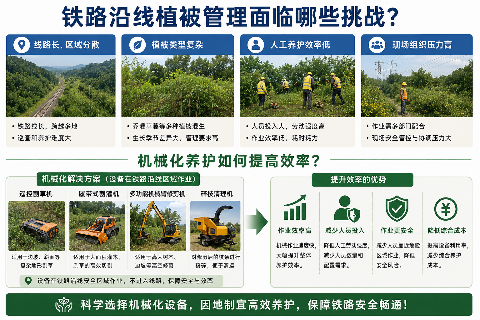 津克解析铁路沿线植被管理面临的挑战